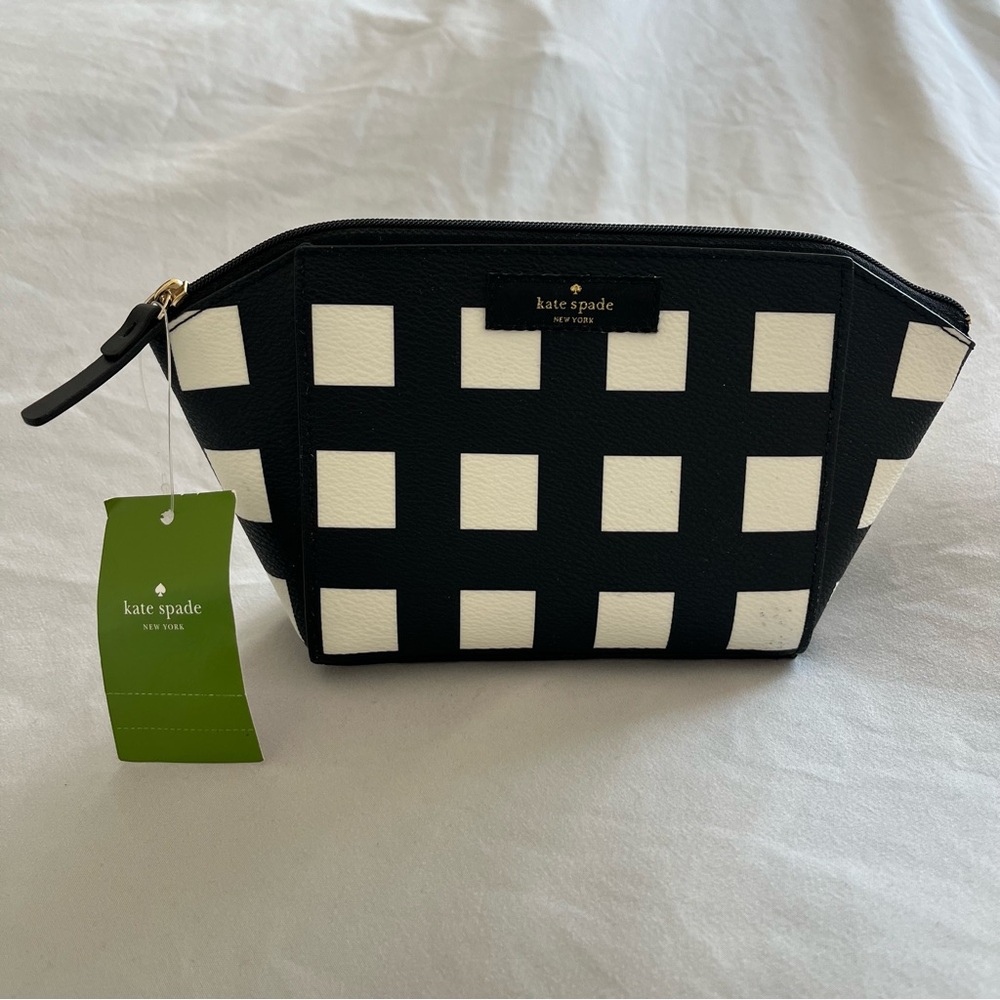 NWT Kate Spade small Eady Grove Street Printed Makeup and Cosmetic Bag - Picture 2 of 4